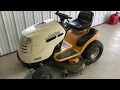 how to OPERATE a cub cadet lt1045 lawn tractor