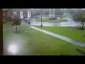 Scary video shows man being nearly struck by lightning