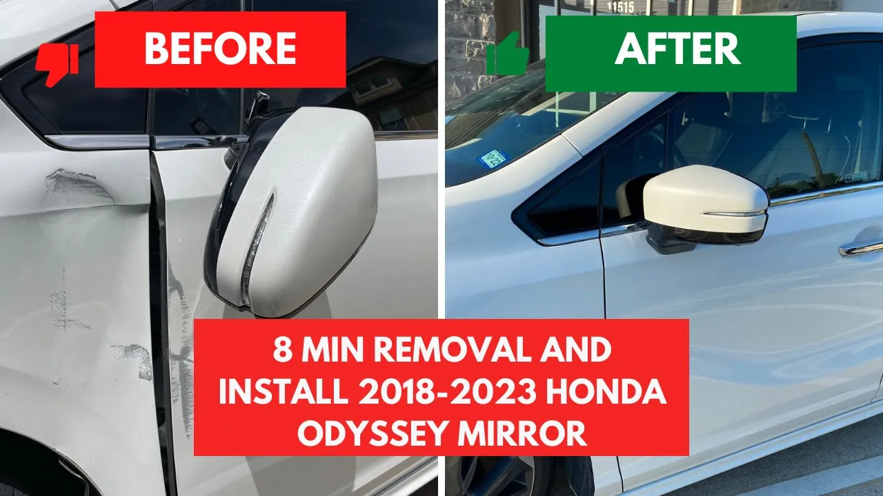 2018-2023 Honda Odyssey : Side View Mirror Painted