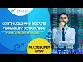 Continuous And Discrete Probability Distribution Made Super Easy Data Science Tutorial - ExcelR