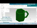 Solid Edge 2023 Tutorial - 3D Modeling for beginner EP 30 Mug