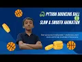 Slow Bouncing Ball in Python Turtle Animation