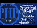 Advance Practical PHP - Bubble Sort