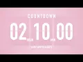 2 Hours 10 Minutes Timer Countdown Timer Flip Clock with Simple Beeps