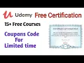 Udemy Free Certification Courses Top 15 Free Courses Free for Limited time Chandan Patel