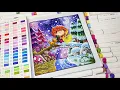 Color With Me ASMR Cozy Christmas by Coco Wyo Coloring Book Using Ohuhu Markers