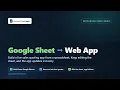 Turn a Google Sheet Into a Live Quoting Web App SpreadsheetWeb