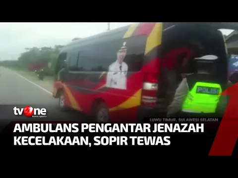 Mobil Ambulans Pengantar Jenazah Terlibat Kecelakaan, Sopir Meninggal Dunia