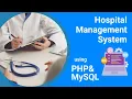 Hospital Management System using Python Django and MySQL PHPGurukul