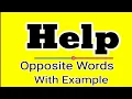 Help opposite word in english Help opposite in Hindi Help meaning in Hindi