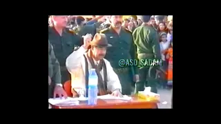 نادر لرئيس صدام حسين 