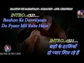 Download Lagu Baahon Ke Darmiyaan Karaoke With Scrolling Lyrics Eng. \u0026 हिंदी