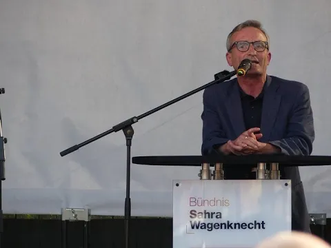 Download MP3 Wagenknecht Partei Thomas Geisel Rede 6 Juni in Berlin Europawahl 2024 BSW Kandidat