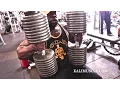 Kali Muscle Chest Workout w 200lb Dumbbell Press