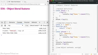 18 Objects New Features - Modern JavaScript ES6