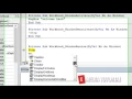 Microsoft Excel Visual Basic for Aplications VBA Tutorial 22 WindowResize E Media TUTORIAL