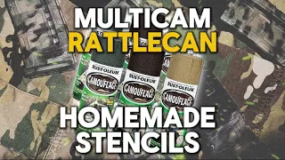 Easy DIY Rattlecan Method | Painting Tactical Gear MultiCam