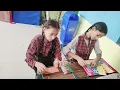 summer camp day 5 Maths activity formation of parallelogram using paper folding method