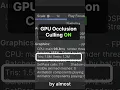 Unity Tip Tuesday GPU Resident Drawer GPU occlusion culling