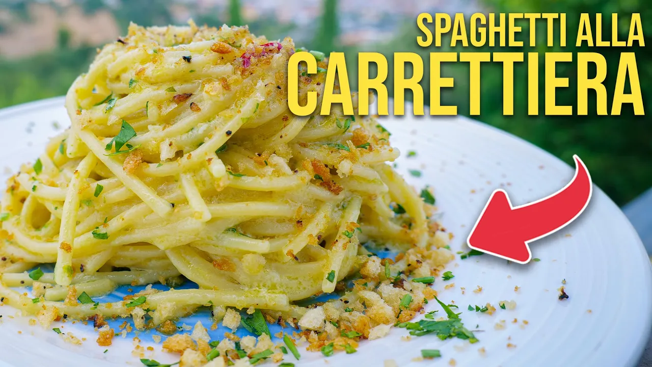 The Easiest Spaghetti Recipe My Family Asks Me To Cook Every Week! SPAGHETTI ALLA CARRETTIERA