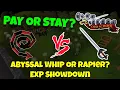 Pay or Stay Abyssal Whip vs Ghrazi Rapier OSRS NMZ