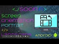 Android Tutorial Day 5 Screen Orientation in Android Apps Landscape Portrait