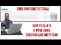 How to Delete a Record from Database using Core PHP
