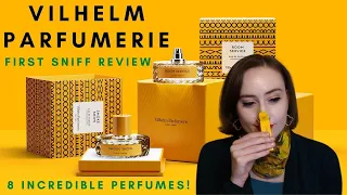VILHELM PARFUMERIE | First Sniff Review of 8 FABULOUS Perfumes! | $$$