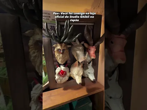 POV: te levei na loja oficial do Studio Ghibli em Kamakura 🇯🇵