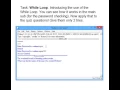 7 Introducing While loops quiz question only two tries