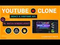Part 8 UI Design Watch Screen - YouTube Clone using React API