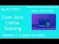 Core Java By KCP Sir SESSION - 2 Free Core Java Training For Beginners