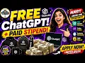 OpenAI Is Giving Students FREE ChatGPT Codex Credits Merchandise PAID Stipend Limited-Time