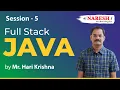 Java Full Stack Training Session-5 Mr Hari Krishna