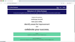 Harvard CS50 Web Programming Capstone Project - Dr Online Reviewer