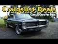 Craigslist Deals Classic Cars for Sale in the 12 000 Below