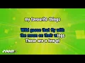 The Sound Of Music - My Favourite Things (Karaoke Version) with Lyrics On Screen
