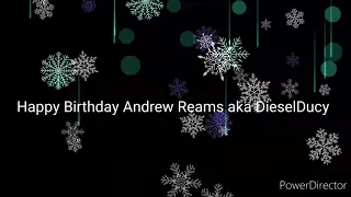 Happy 44th Birthday To Andrew Reams Aka DieselDucy 