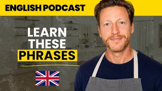 English Conversational Phrases You NEED to Talk About Cooking (Video Podcast with Subtitles)