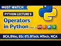 Relational Assignment Operators in Python Part 2 With Easy Examples Python Lecture 9