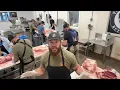 The Bearded Butchers live cutting meat