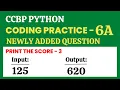 Print the Score - 3 Coding Practice