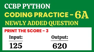 Print the Score - 3 Coding Practice