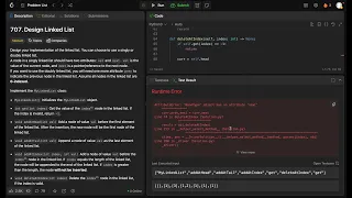 Leetcode 707 - Design Linked List