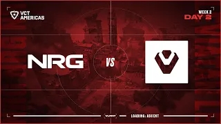 NRG vs SEN - VCT Americas Stage 1 - W2D2 - Map 1