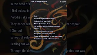 SUNO AI Echoes Of Solace 