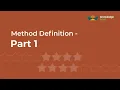 Method Definition - Part 1 ICSE Computer Applications Java BlueJ
