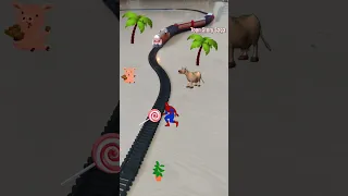 Spiderman Is Trying To Eat Lollipop On The Track And Centy Train Is Approaching Fast Train In USA 