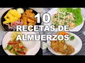 10 ALMUERZOS FACILES Y DELICIOSOS Recetas peruanas Sabroso