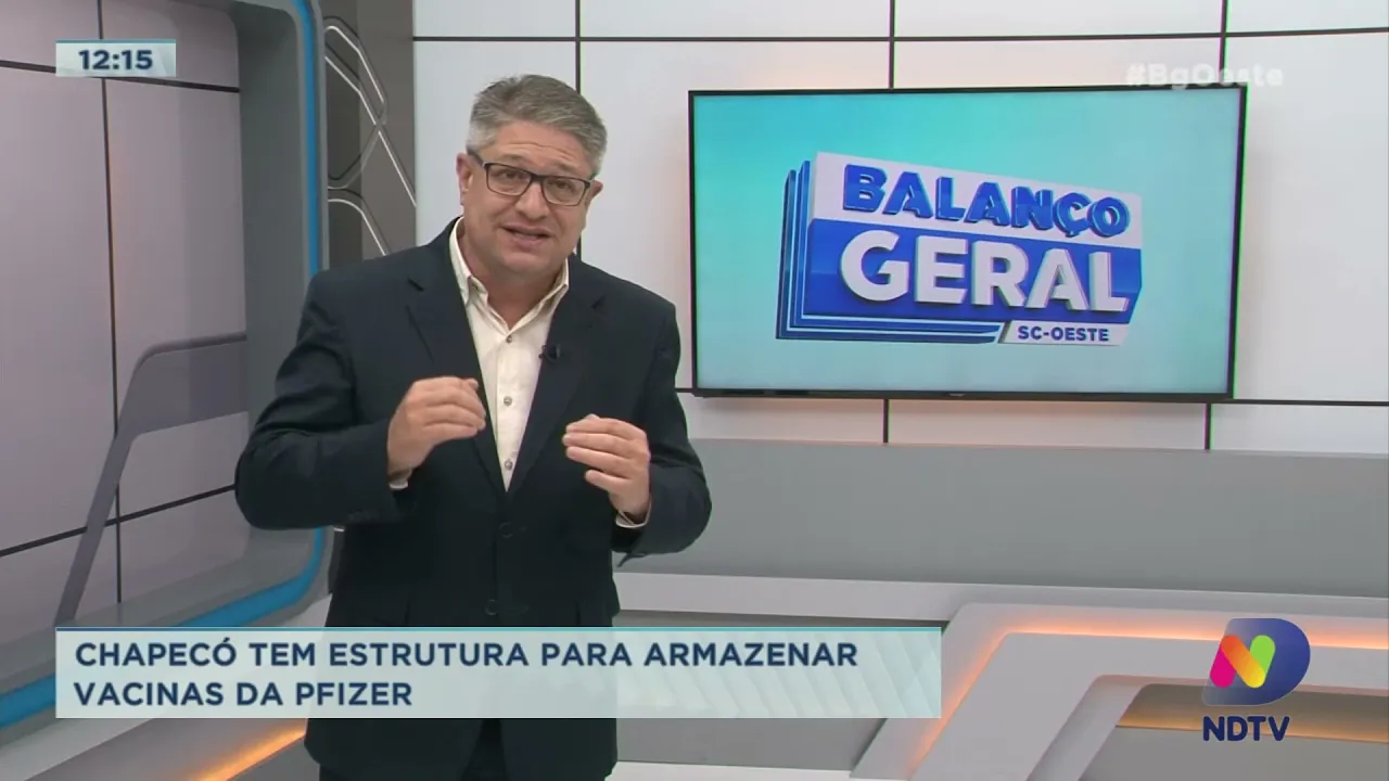 Chapecó tem estrutura para armazenar vacinas da Pfizer contra a Covid-19